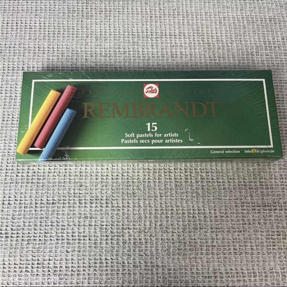 Talens Rembrandt 15 Extra Soft Pastels NEW & sealed in vintage Box ✨